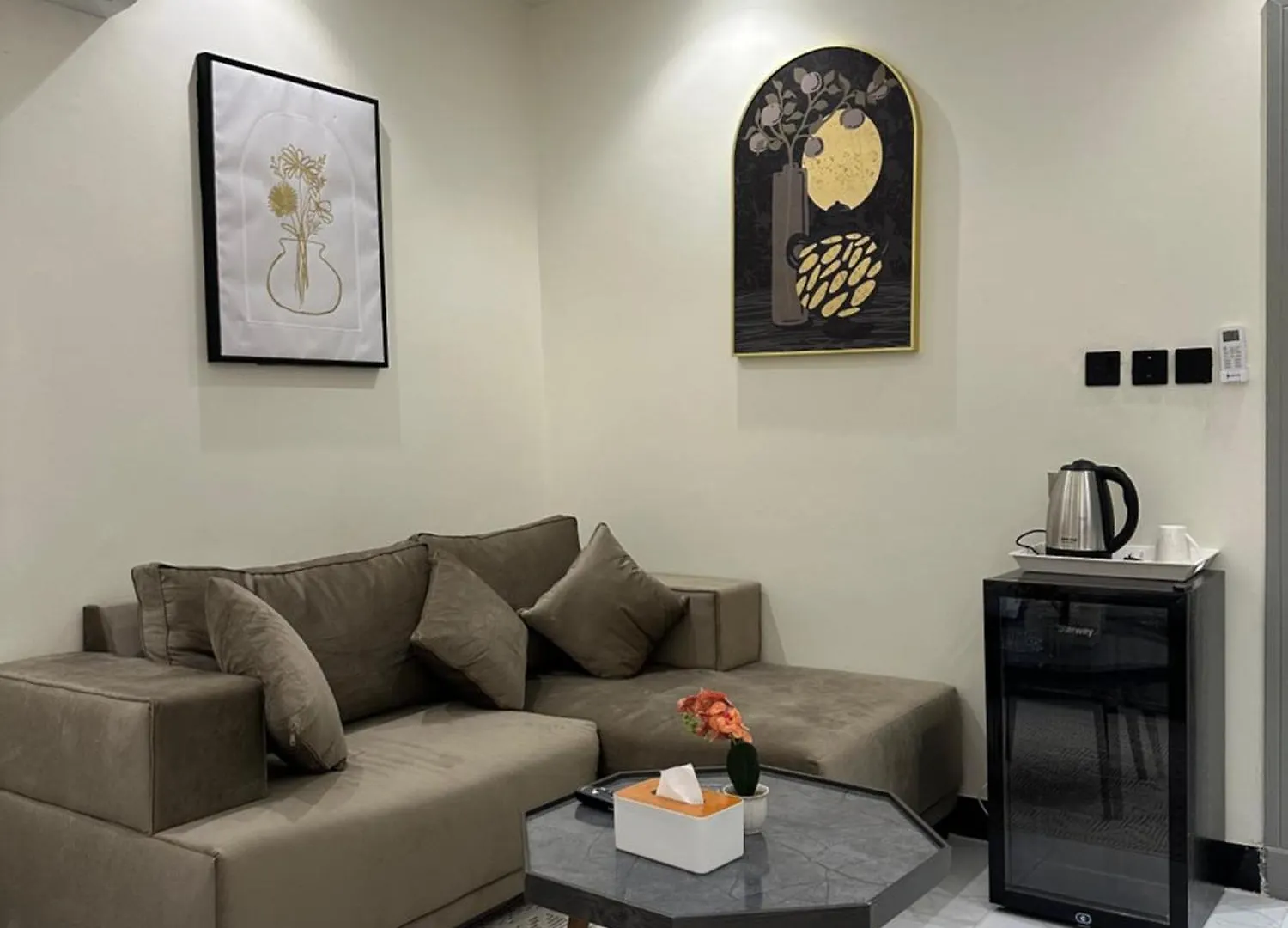 Appartement شقة أستديو تصميم أنيق هادي دخول ذاتي الملقا Riaad